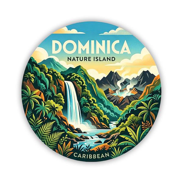 Dominica Nature Island Sticker