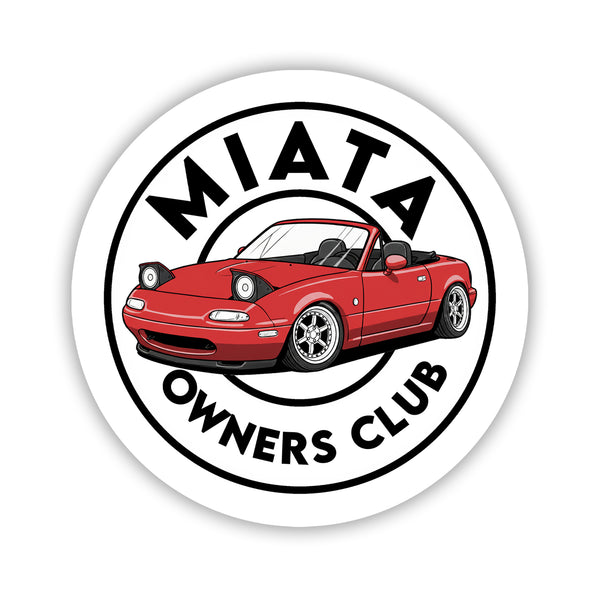 Miata Owners Club Sticker