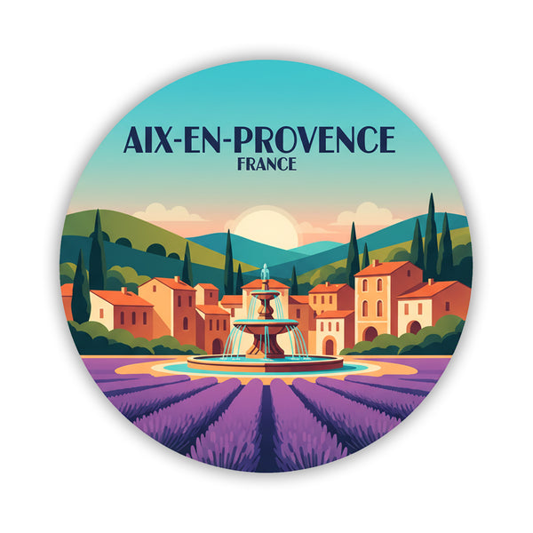 Aix-en-Provence France Sticker