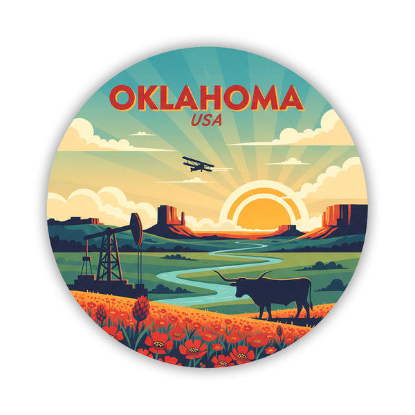 Oklahoma USA Sticker