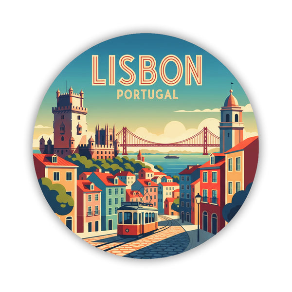 Lisbon Portugal Sticker
