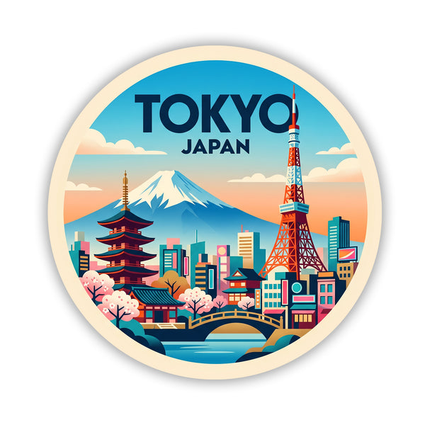 Tokyo Japan Sticker