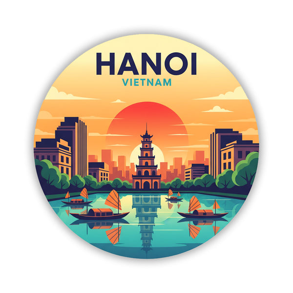 Hanoi Vietnam Sticker