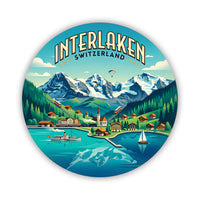 Interlaken Switzerland Sticker
