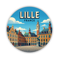 Lille France Sticker
