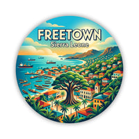 Freetown Sierra Leone Sticker