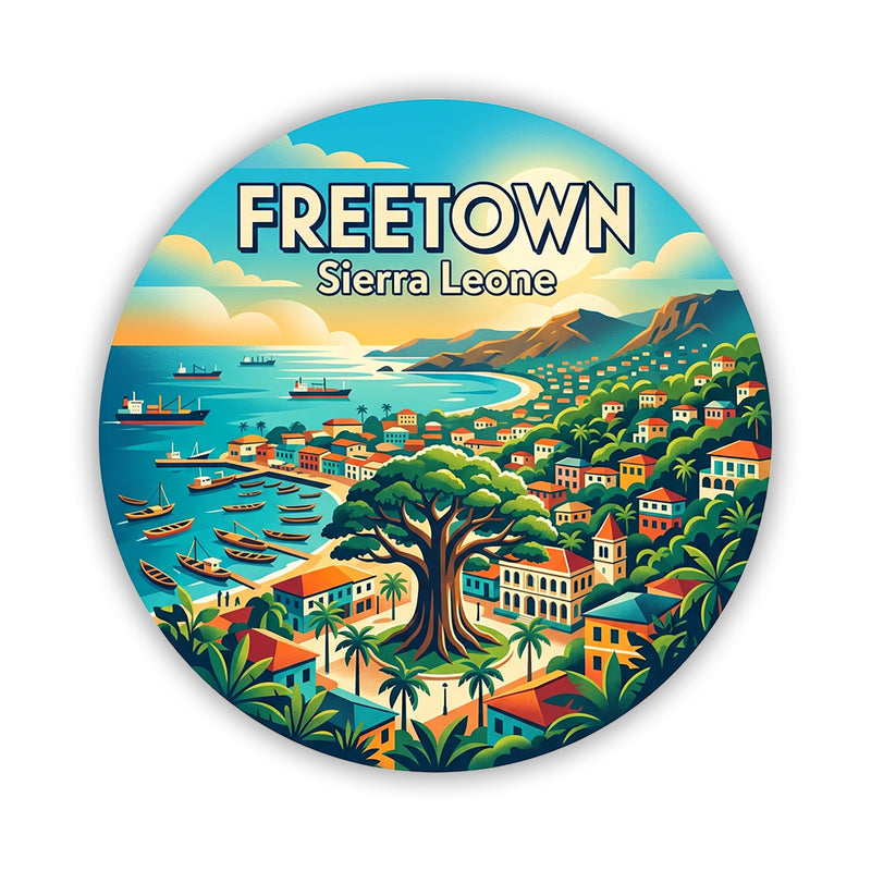 Freetown Sierra Leone Sticker