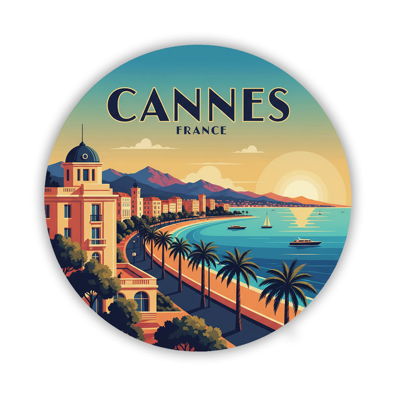 Cannes France Sticker