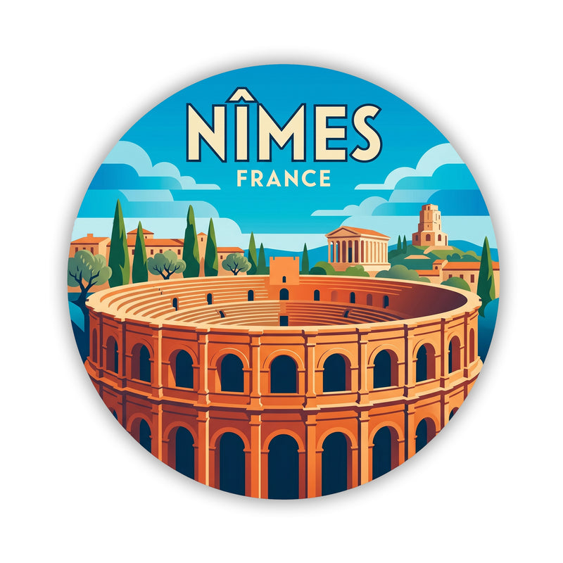 Nîmes France Sticker