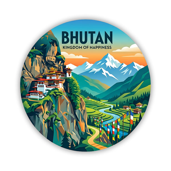 Bhutan Sticker