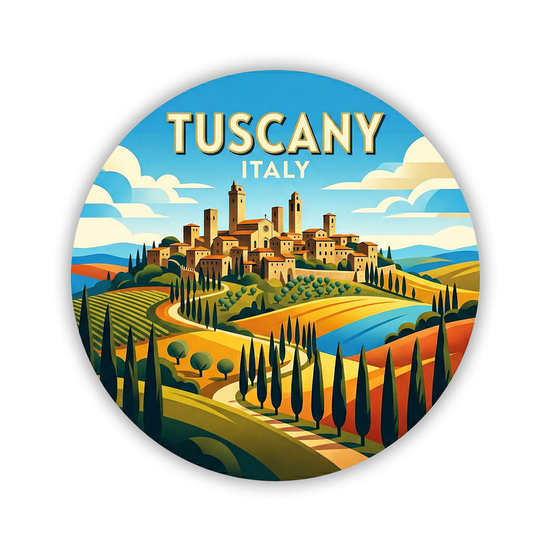 Tuscany Italy Sticker