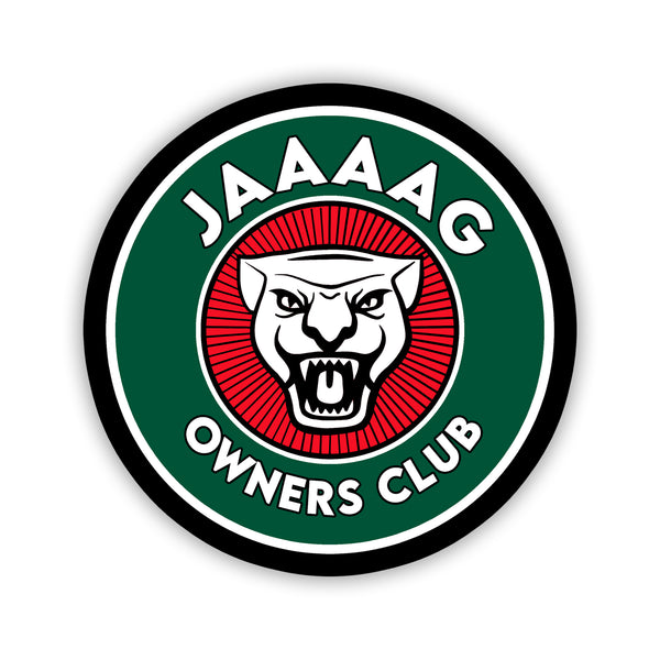 JAAAAG Owners Club Car Culture Sticker