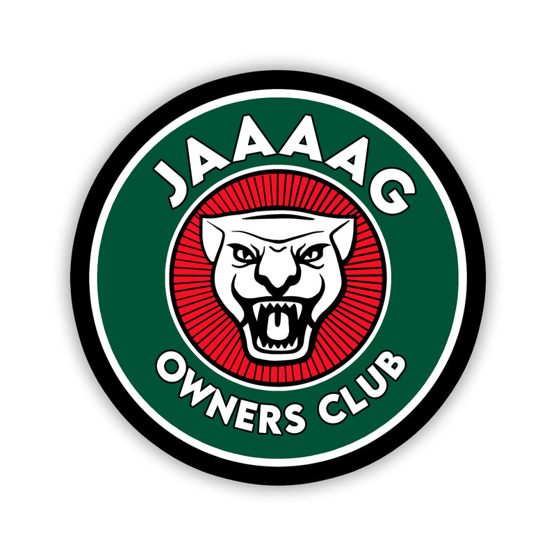 JAAAAG Owners Club Car Culture Sticker