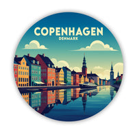 Copenhagen Denmark Sticker