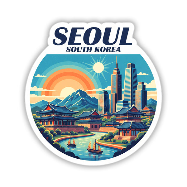 Seoul South Korea Sticker