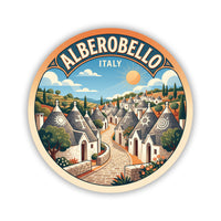 Alberobello Italy Sticker