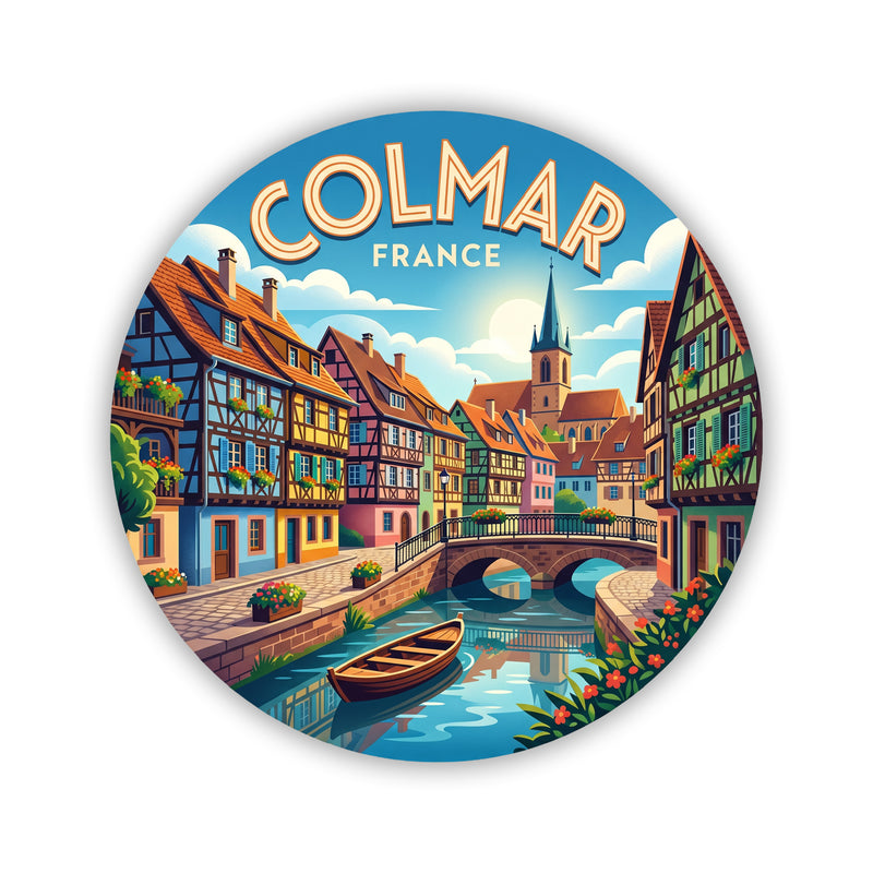 Colmar France Sticker