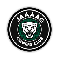 JAAAAG Owners Club Black & Green Car Culture Sticker