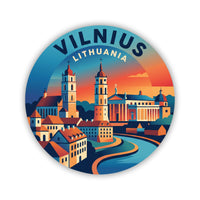 Vilnius Lithuania Sticker