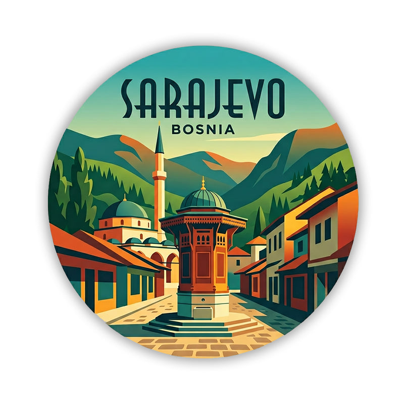 Sarajevo Bosnia Sticker