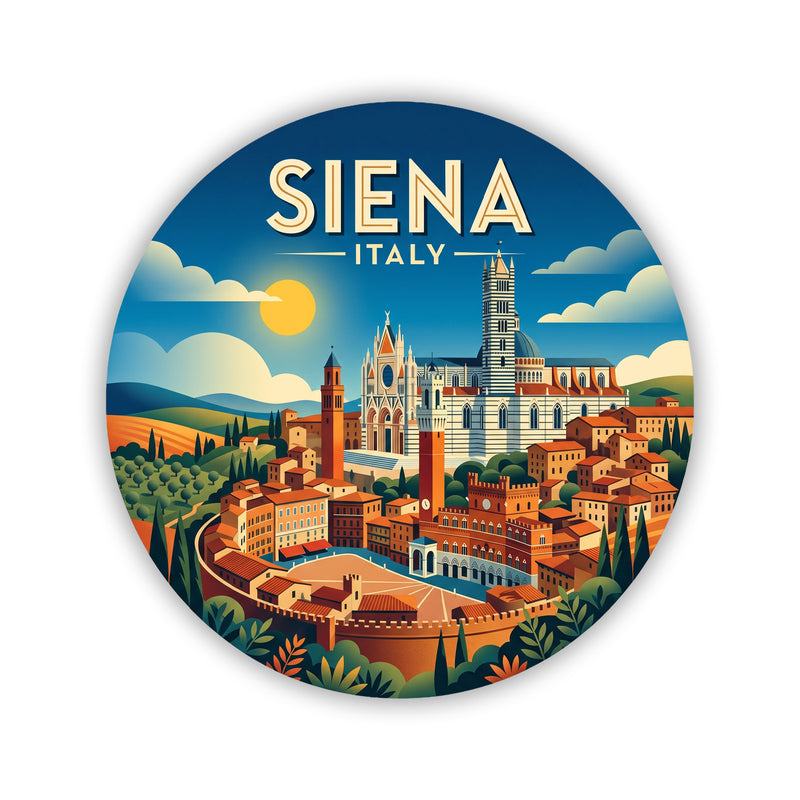 Siena Italy Sticker