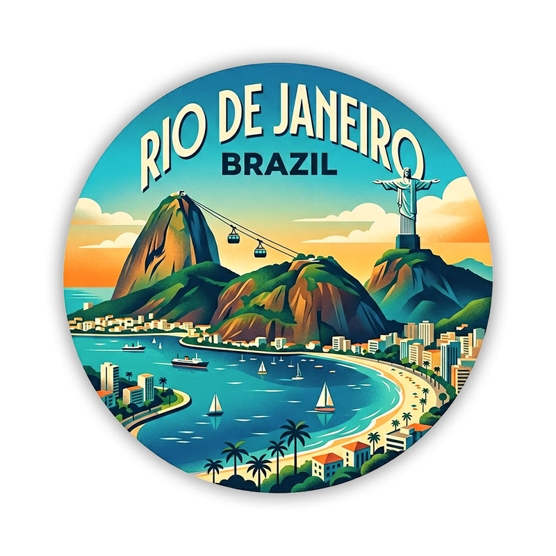 Rio de Janeiro Brazil Sticker