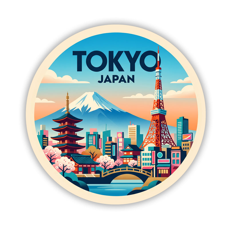 Tokyo Japan Sticker