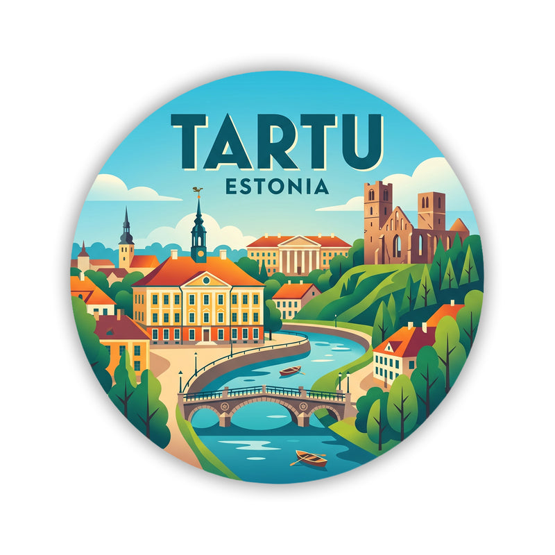 Tartu Estonia Sticker
