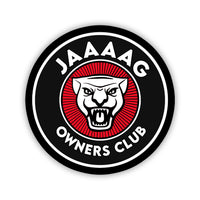 JAAAAG Owners Club Black & Red Car Culture Sticker