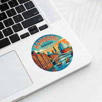 Hamburg Germany Sticker