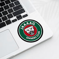 JAAAAG Owners Club Car Culture Sticker
