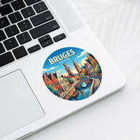 Bruges Belgium Sticker