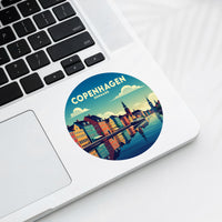Copenhagen Denmark Sticker
