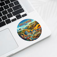 Hollywood USA Sticker