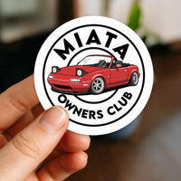 Miata Owners Club Sticker