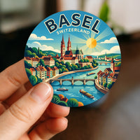 Basel Switzerland Sticker