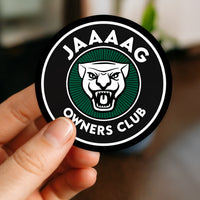 JAAAAG Owners Club Black & Green Car Culture Sticker