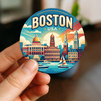 Boston USA Sticker