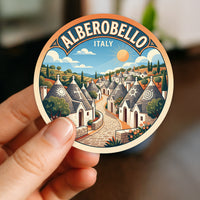 Alberobello Italy Sticker