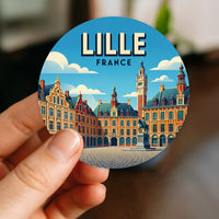 Lille France Sticker