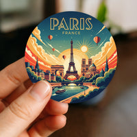 Paris France Sticker