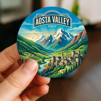 Aosta Valley Italy Sticker