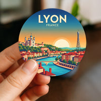 Lyon France Sticker