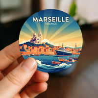 Marseille France Sticker
