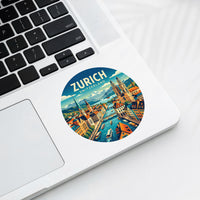 Zurich Switzerland Sticker