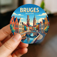 Bruges Belgium Sticker