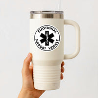 Emotional Support Vehicle Car Culture Sticker - Black
