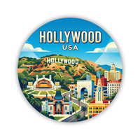 Hollywood USA Bowl Sticker