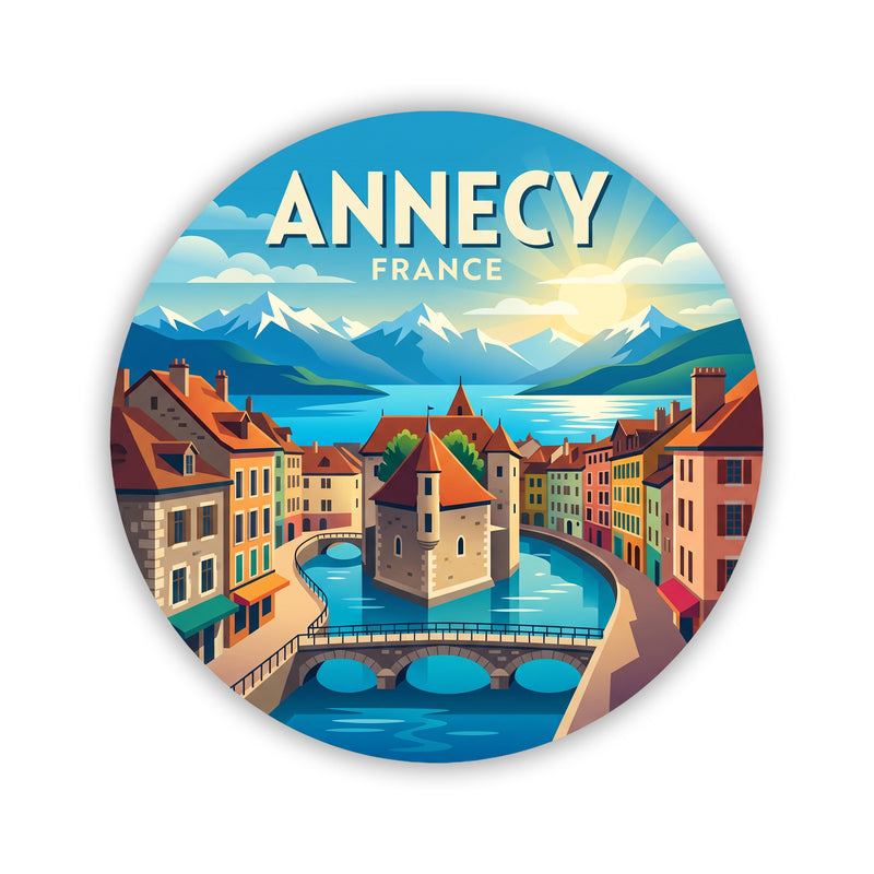 Annecy France Sticker