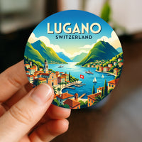 Lugano Switzerland Sticker